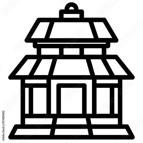 Chinese Gate Icon