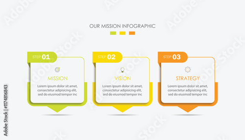 modern text box template, banner Infographics