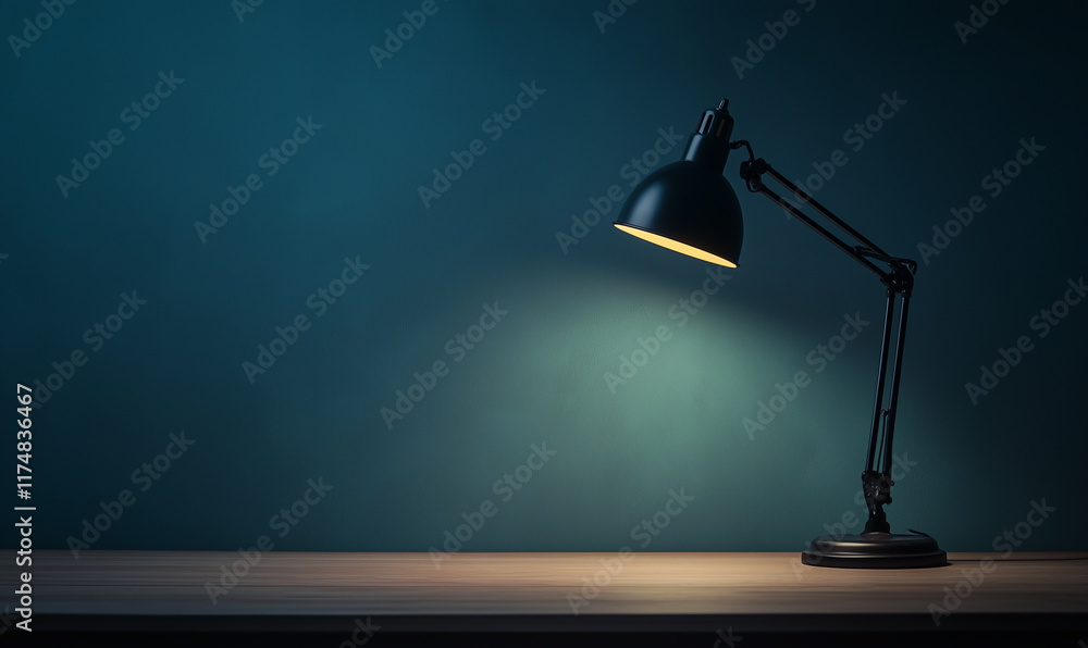 A desk lamp in office A desk lamp in office