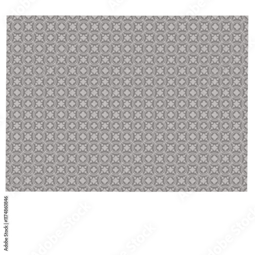 Arrière-plan de carrelage, d'un ensemble de cercles, lignes attachées les uns aux autres sur fond gris clair