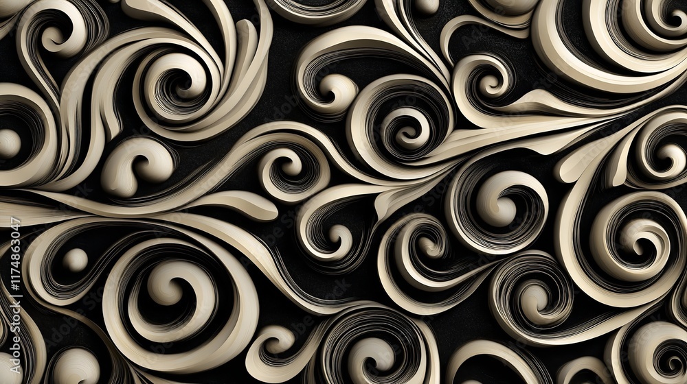 Abstract swirling background illustration Abstract swirling background illustration