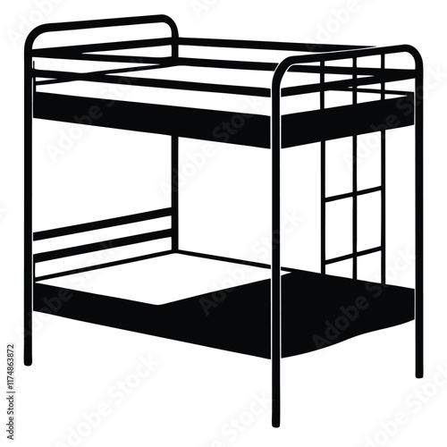 bunk bed vector file