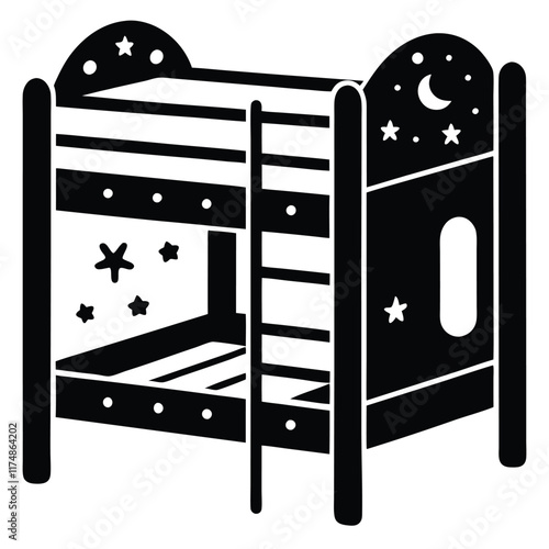 bunk bed vector file