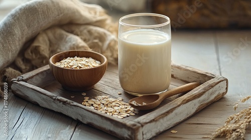 Vegan Oat Milk - Non-Dairy Alternative, Healthy Plant-Based Milk Option
