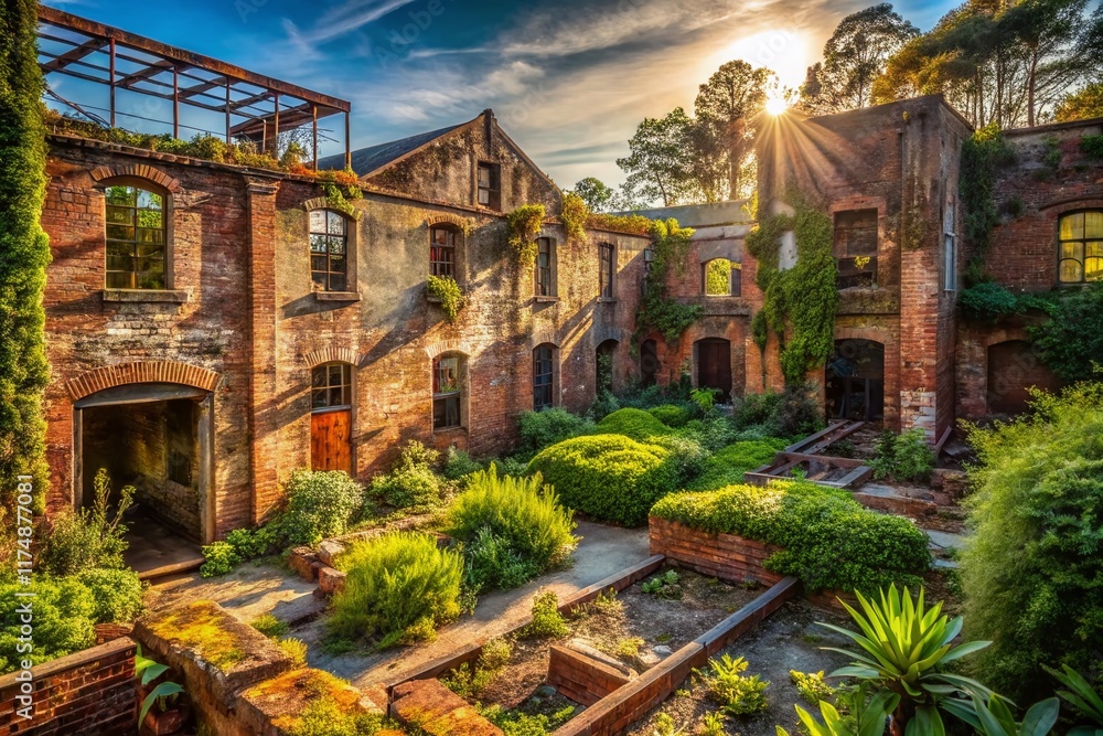 Fototapeta premium Historic San Jose Park: Urban Exploration Photography - Decaying Beauty