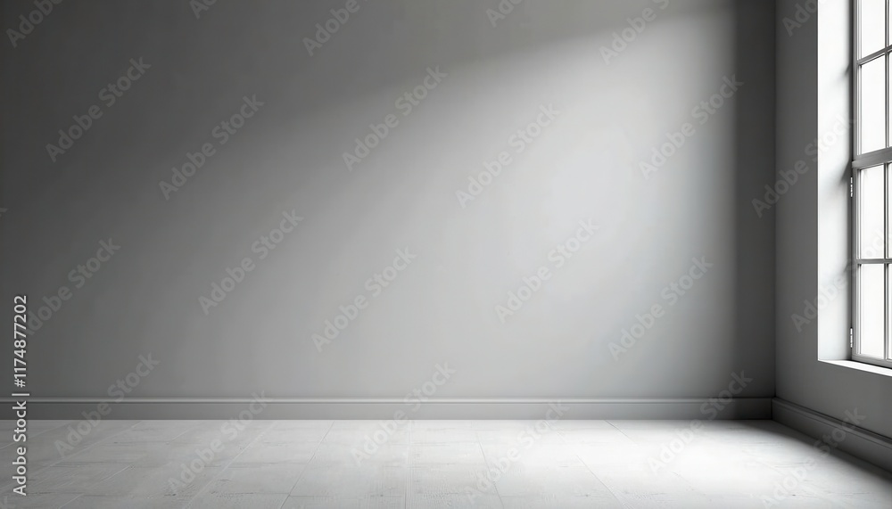 A neutral gray studio room with soft lighting creates a sophisticated backdrop. A neutral gray studio room with soft lighting creates a sophisticated backdrop.