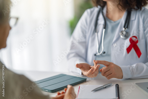 Wallpaper Mural patient and a doctor in medical office Torontodigital.ca