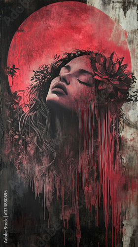 Decaying portrait