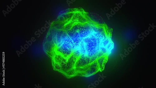 Wallpaper Mural Abstract Energy ball. Computer generated Torontodigital.ca