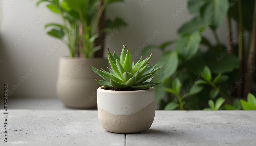 Fototapeta premium Minimalist Greenery