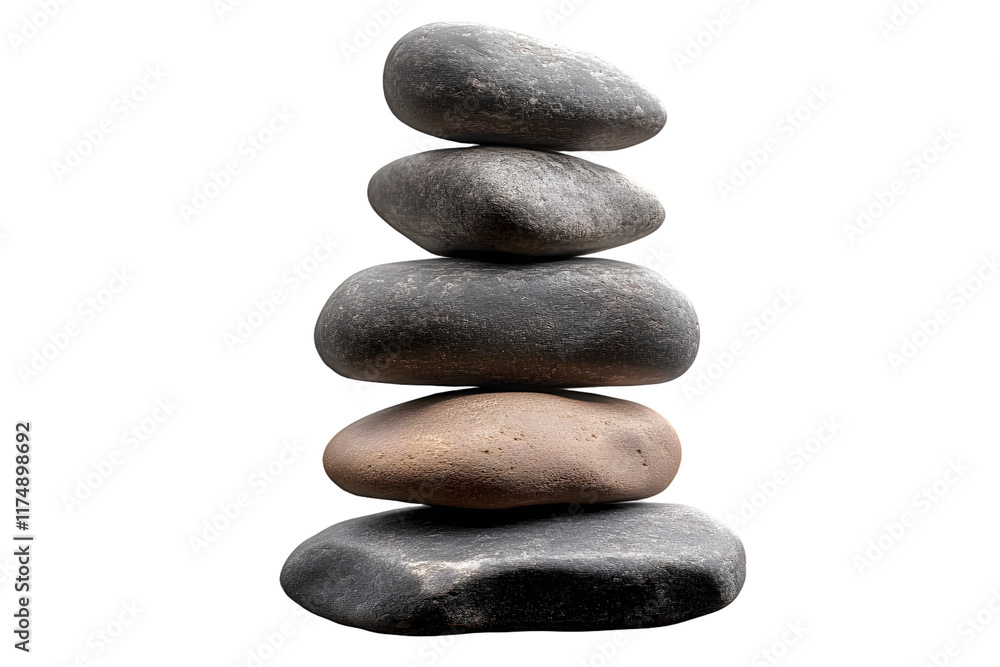 stack of zen stones isolated on transparent background stack of zen stones isolated on transparent background