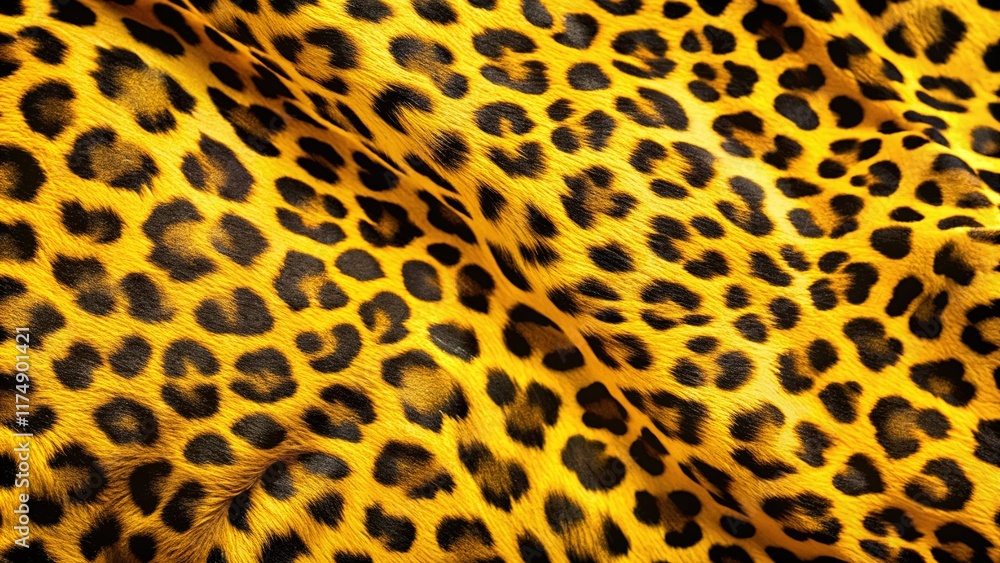 Golden Yellow Leopard Print Background Texture - Fashion Design Seamless Pattern Golden Yellow Leopard Print Background Texture - Fashion Design Seamless Pattern