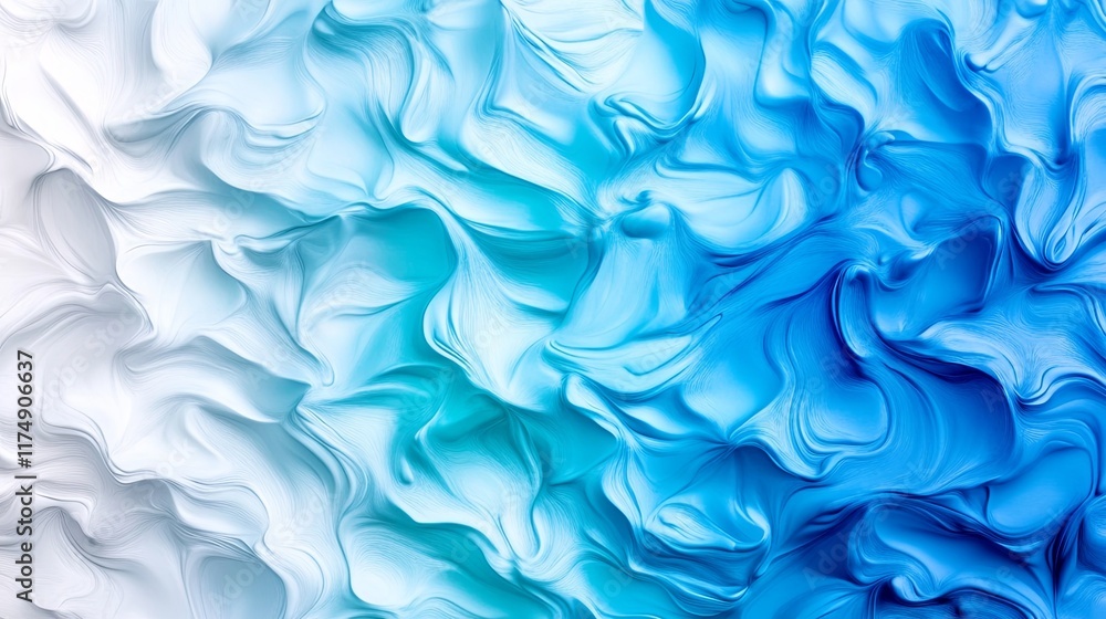 Obraz premium Abstract Blue and White Gradient with Rough Texture