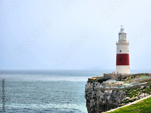 Lighthouse on Gibraltar, United Kingdom