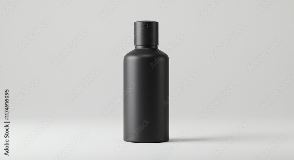 Collection of sleek, modern bottles in various shapes and sizes, designed with minimalistic aesthetics. Includes cylindrical spray bottles, matte black pump dispensers, and elegant frosted containers. Collection of sleek, modern bottles in various shapes and sizes, designed with minimalistic aesthetics. Includes cylindrical spray bottles, matte black pump dispensers, and elegant frosted containers.