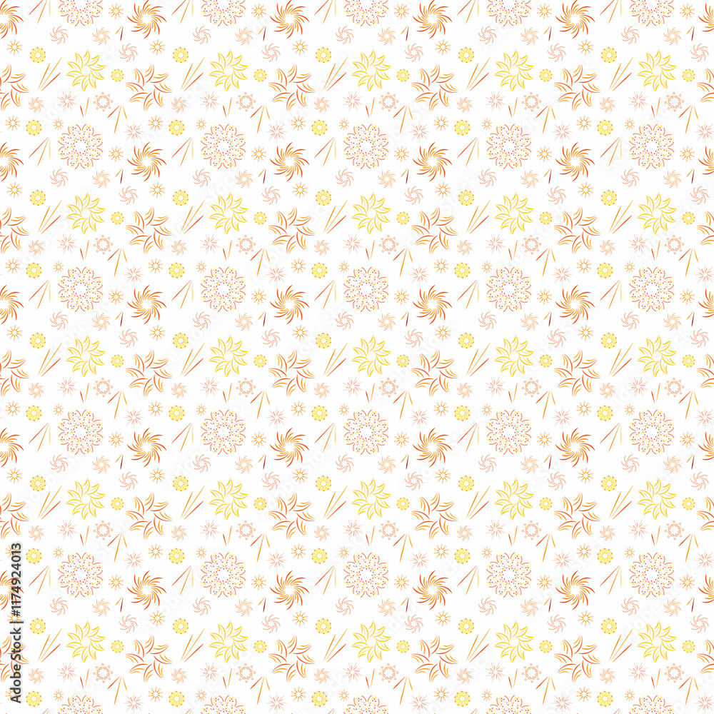 beautiful abstract, colored background with flower shapes and spirals beautiful abstract, colored background with flower shapes and spirals