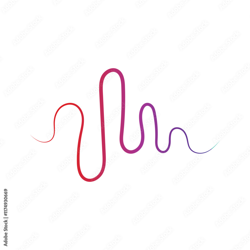 Audio technology, music sound waves vector icon illustration Audio technology, music sound waves vector icon illustration
