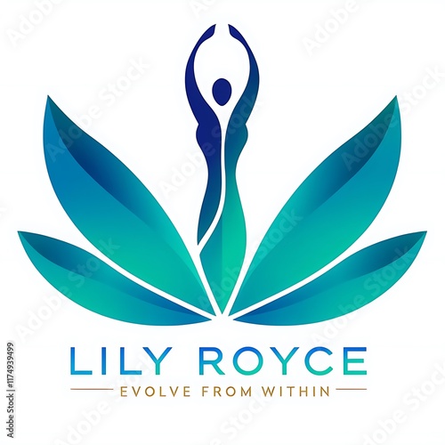 Elegant Modern Minimalist Lily Royce Logo Design photo