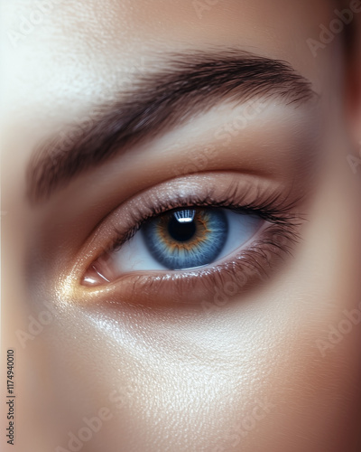 A macro close-up of a vibra...