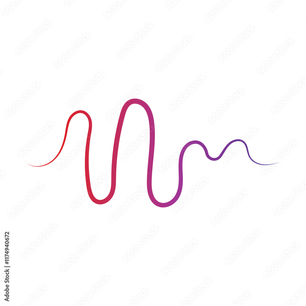 Audio technology, music sound waves vector icon illustration Audio technology, music sound waves vector icon illustration