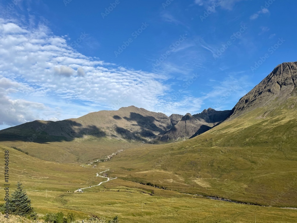 Landscape Fairy Pools, Skye Scotland Landscape Fairy Pools, Skye Scotland