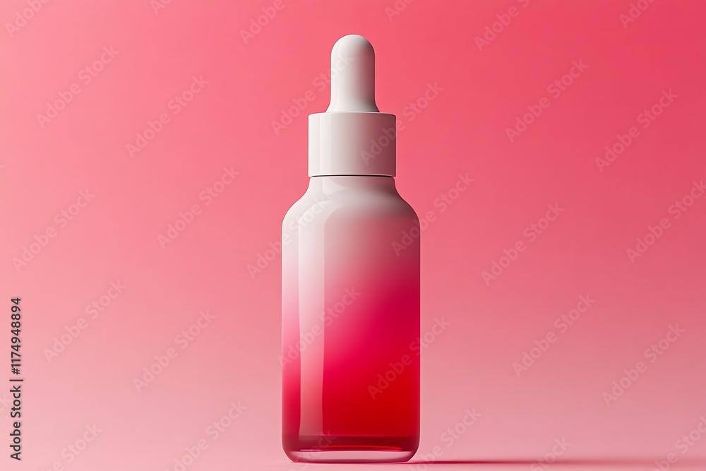 A creative product design for a bottle of skincare A creative product design for a bottle of skincare