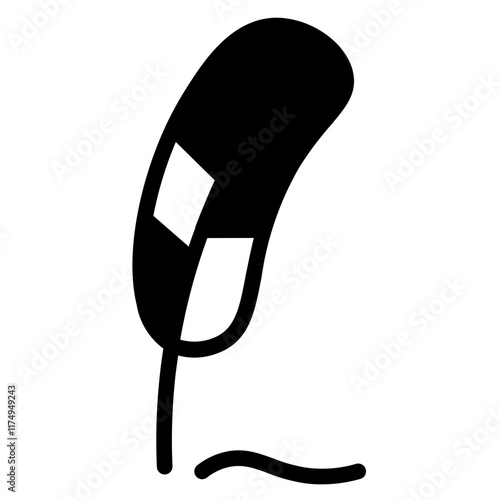 Note Take Novelist Glyph Icon