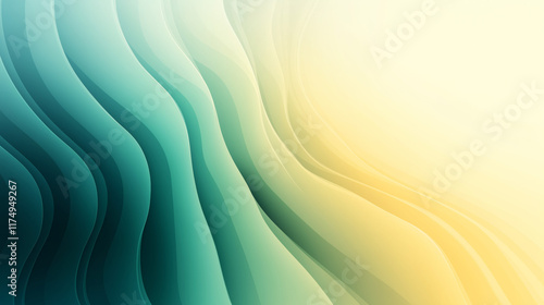 Abstract Wave Background with Calming Orange Gradient Design