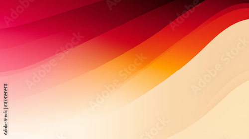 Abstract Wave Background with Calming Orange Gradient Design