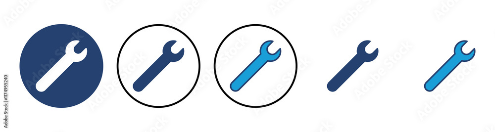 Wrench icon vector. repair icon vector. tools icon vector Wrench icon vector. repair icon vector. tools icon vector