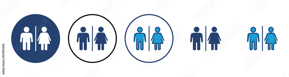 Toilet icon vector. restrooms icon vector. bathroom sign. wc, lavatory Toilet icon vector. restrooms icon vector. bathroom sign. wc, lavatory