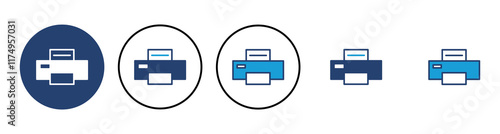 Print icon vector. printer icon vector.