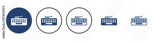 Keyboard icon vector. keyboard vector symbol