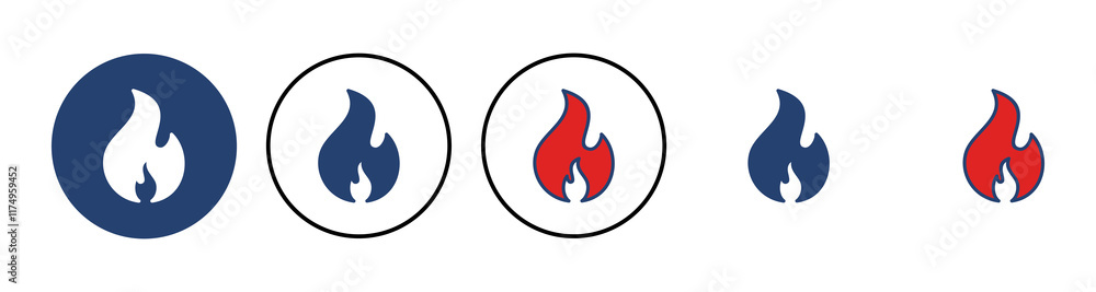 Fire icon vector. fire vector icon Fire icon vector. fire vector icon