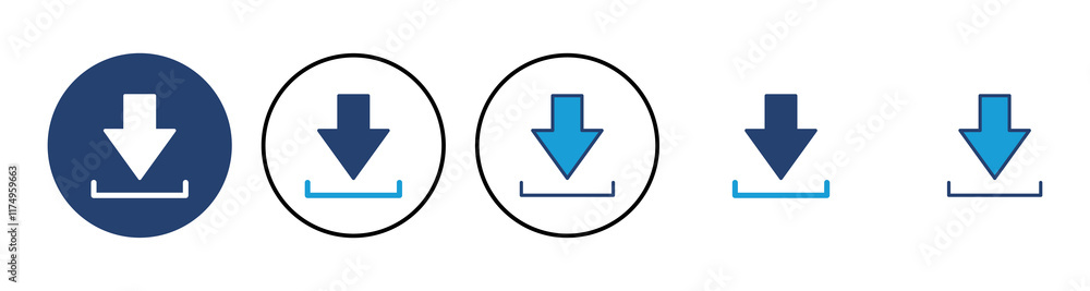Download icon vector. Download vector icon Download icon vector. Download vector icon