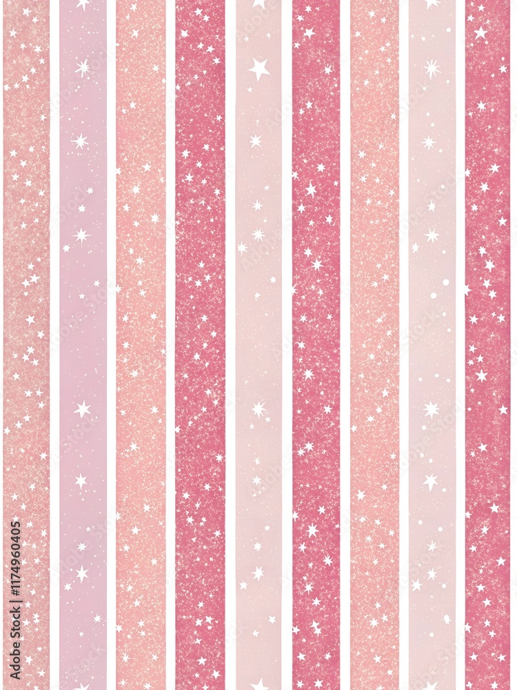 Stipes of pink glitter background