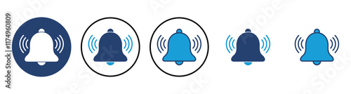 Bell Icon vector. Notification icon for your web site design