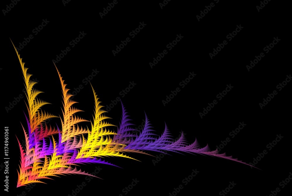 Fototapeta premium Computer generated fractal pattern and shape