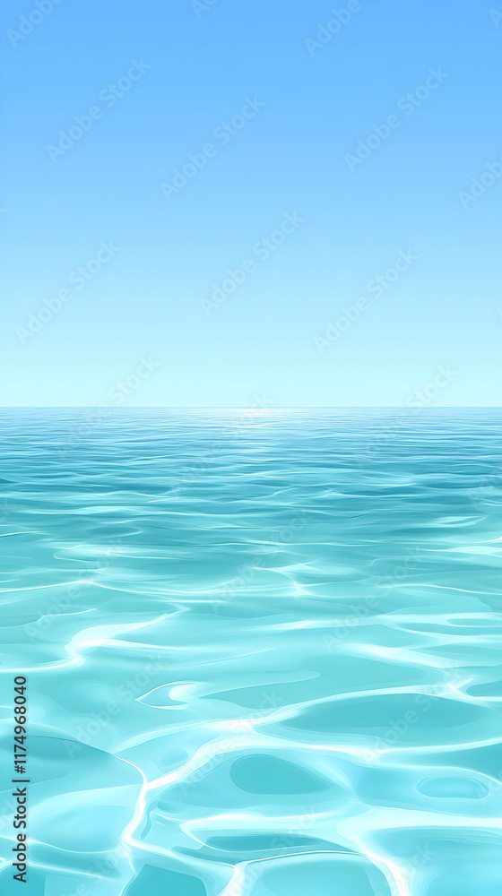 Obraz premium Ocean Water 3D Background