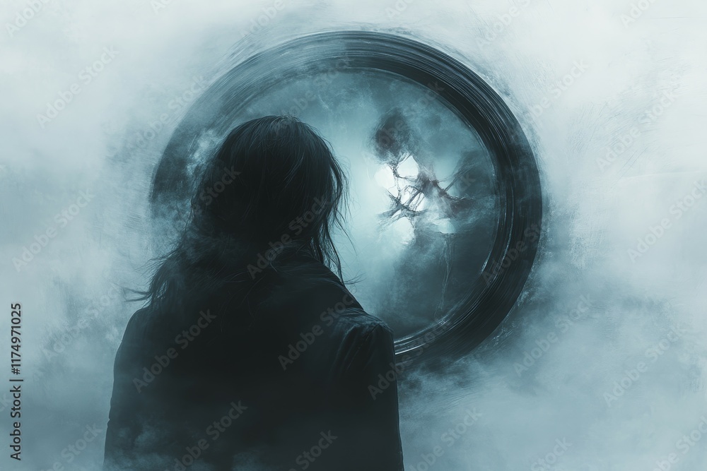 Fototapeta premium The Veiled Mirror, Conversion Disorder