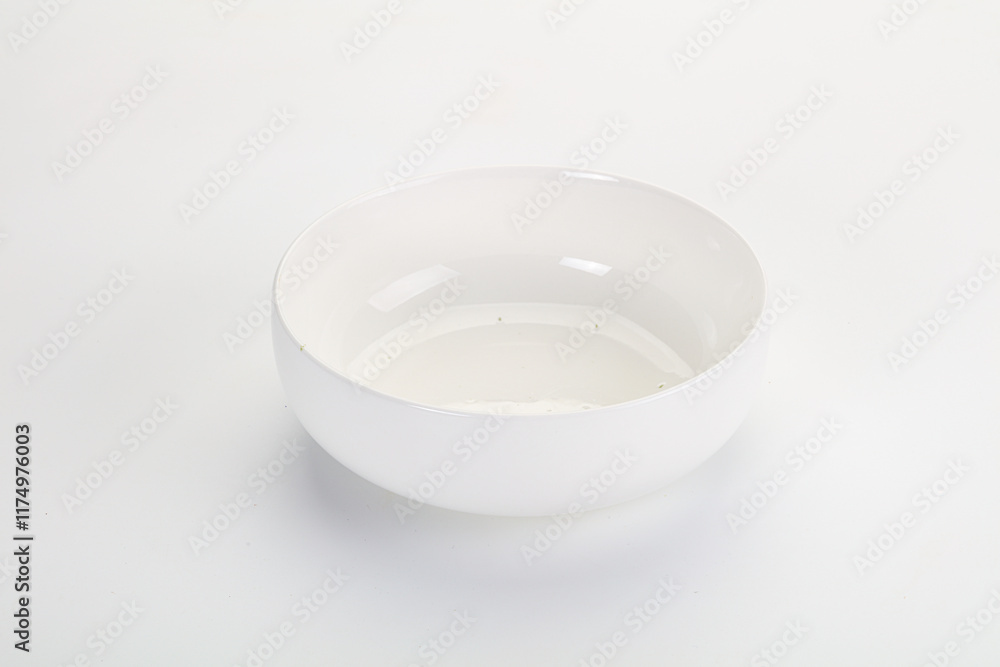 White ceramic empty bowl dishware White ceramic empty bowl dishware