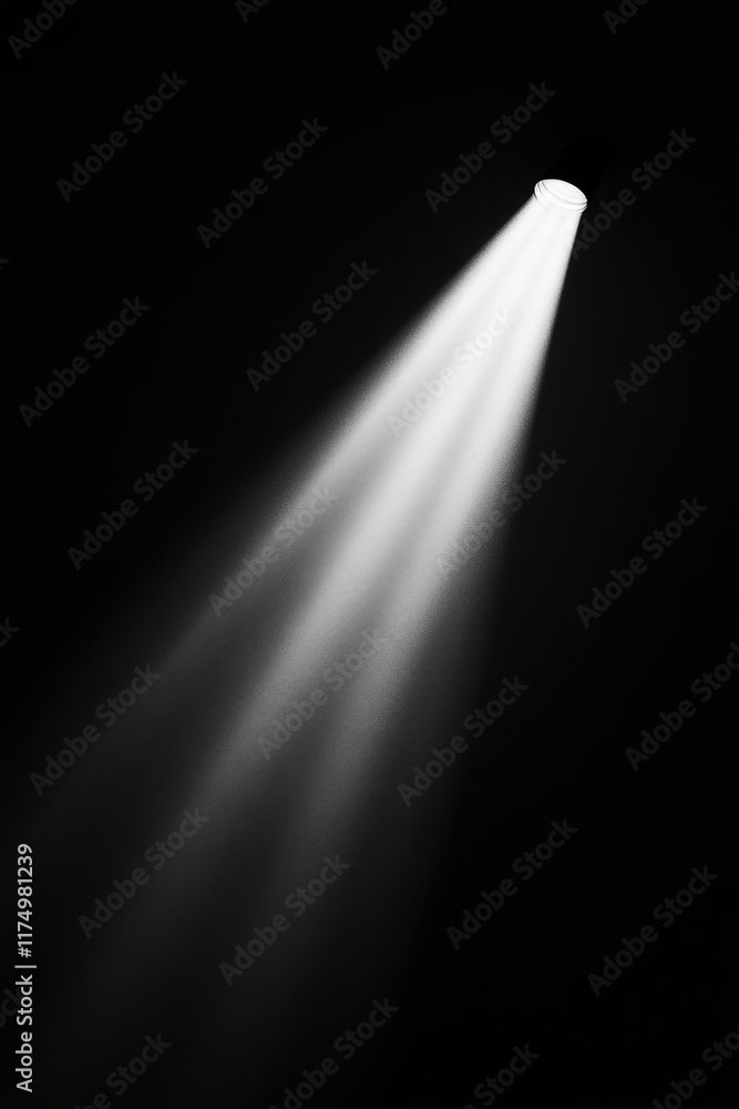 Black and White Beam of Light Black and White Beam of Light