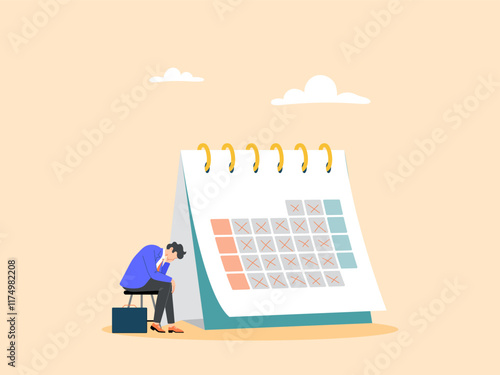 An excessive work schedule with no time to rest causes stress