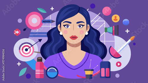 Makeup artist sharing her makeup secrets in the beauty industry.