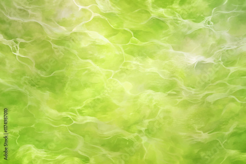 Abstract green texture, soft waves, vibrant colors, organic patterns, nature-inspired design, artistic background, soothing visuals.