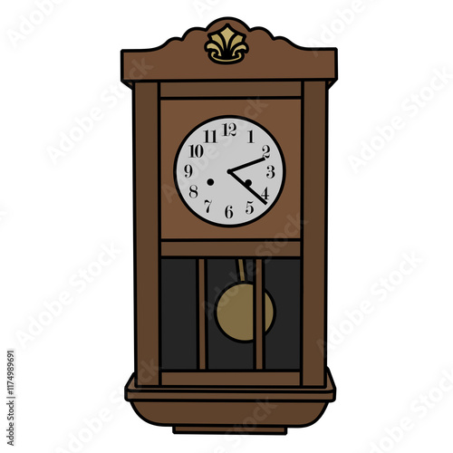Old wall clock