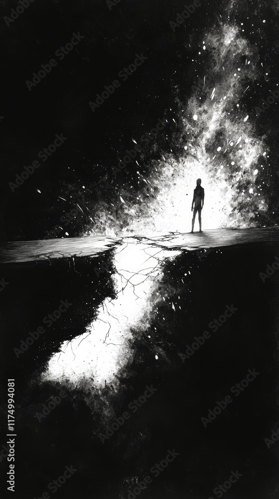 Fototapeta premium The Shattered Bridge, Conversion Disorder