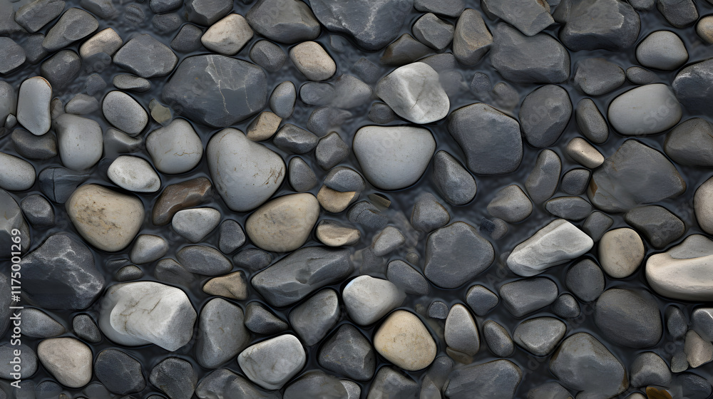 Digital gray stone creek abstract graphics poster background Digital gray stone creek abstract graphics poster background