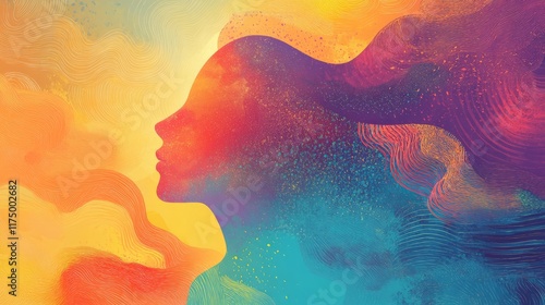 Mental health care, psychology therapy. Wellness mind, wellbeing,
 psychologist help, self care, growth. Meditation.