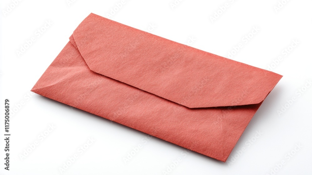 Red Envelope on White Background Red Envelope on White Background